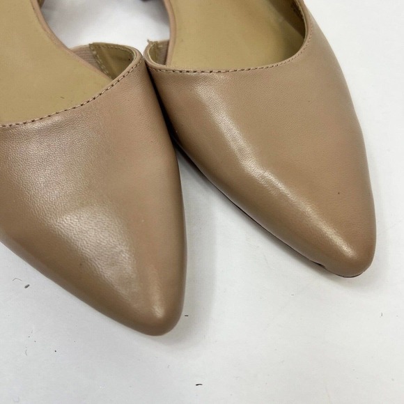 Naturalizer Banks Slingback Slip On Low Heels Sz 7.5 D'Orsay Pointed Toe - Picture 4 of 9